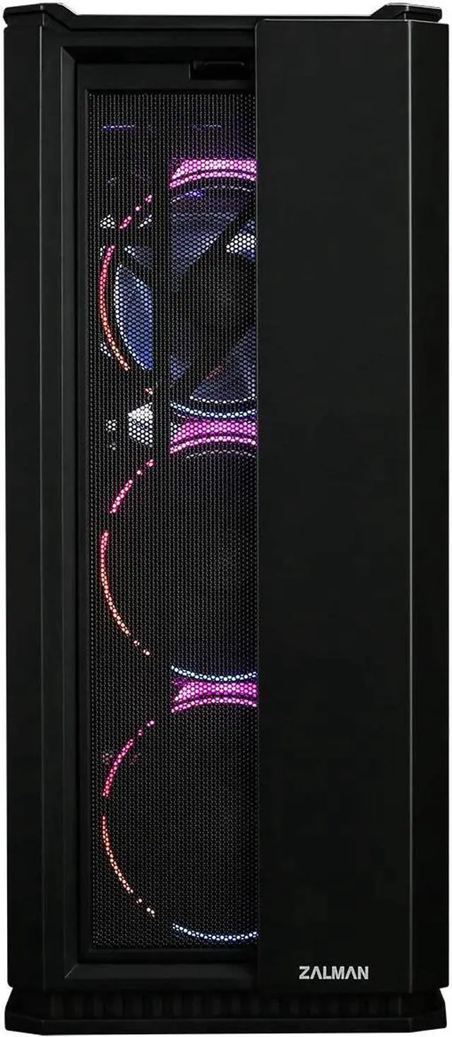 Alt view image 7 of 14 - ZALMAN X3 ATX Mid-Tower includes RGB LED Fan Controller w/4 RGB Fans (supports up to 6), Tool-less Front & Side Panels