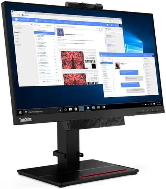 Alt view image 10 of 20 - Lenovo 11GTPAR1US ThinkCentre Tiny In One 22" Full HD Desktop Display Monitor