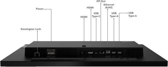 Alt view image 16 of 17 - Lenovo Thinkvision T24M-20 23.8" High Definition Desktop Computer Monitor 1080p