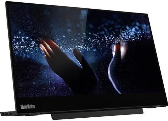 Alt view image 12 of 20 - Lenovo ThinkVision M14t 14" USB-C Mobile Monitor with Touch Screen