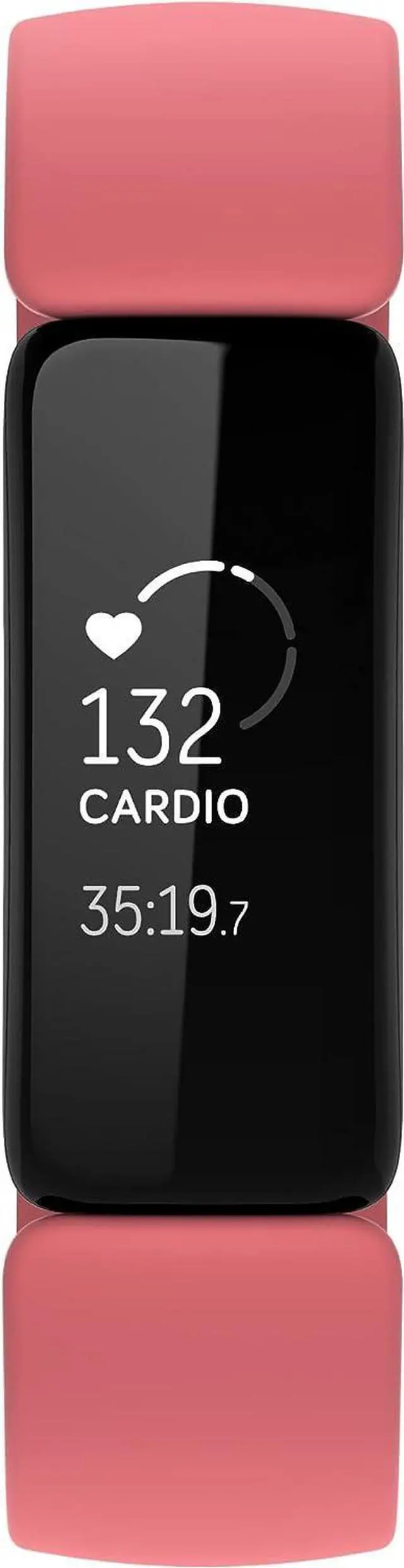 Alt view image 7 of 8 - Fitbit Inspire 2 Health & Fitness Tracker, Black/Rose, (S & L Bands Included)