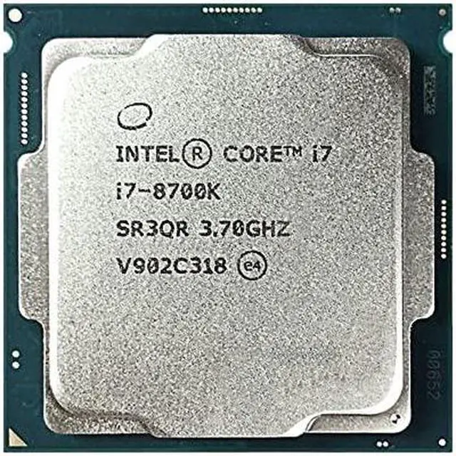 Alt view image 2 of 3 - Intel Core i7-8700K Processor Coffee Lake 6 Cores FCLGA1151 SR3QR