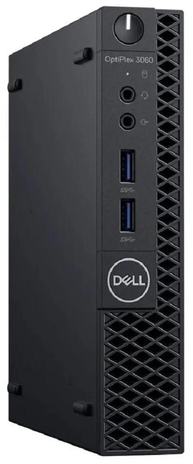 Alt view image 2 of 4 - Dell OptiPlex 3000 3060 Desktop Computer - Intel Core i5 8th Gen i5-8500T 2.10 GHz - 8 GB RAM DDR4 SDRAM - 256 GB SSD - Micro PC - Windows 10 Pro 64-bit - English Keyboard