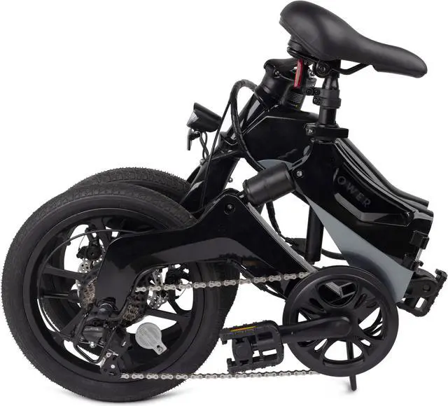 Alt view image 2 of 7 - GoPowerBike GoKlik Electric Bike | Adult Folding Bike | Magnesium Alloy Ultra-light Frame | Up to 30+ Mile Range w/ 3 Pedal-Assist Levels | 16mph Top Speed | 350 W motor| 16 Wheels | 7 speeds