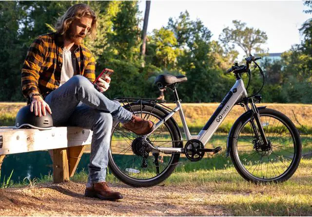 Alt view image 4 of 7 - GoPowerBike GoVelo Electric Adult Bike | 26 Tires | Top Speed 20MPH | Up to 50 Miles+ Range | 500W Motor | Removable Battery