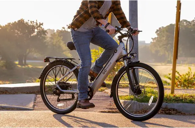 Alt view image 6 of 7 - GoPowerBike GoVelo Electric Adult Bike | 26 Tires | Top Speed 20MPH | Up to 50 Miles+ Range | 500W Motor | Removable Battery
