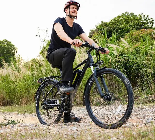 Alt view image 4 of 7 - GoPowerBike GoFalcon Electric Bike | Adult Bike | 26 inch Tire | 50+ Mile Range w/ 5 Pedal-Assist Levels | 20mph Top Speed | 750W Motor | Removable Battery | Class 1 and 2 eBike