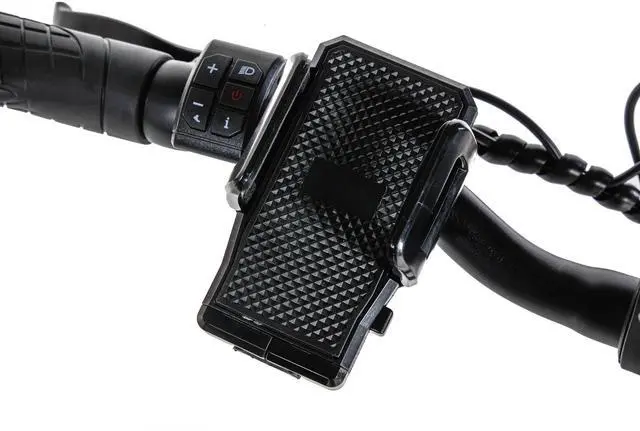 Alt view image 5 of 7 - GoPowerBike GoPlus Folding Electric Bike | 20" Fat Tire eBike | 500W Motor, 20mph Top Speed | 45+ Mile Range, 5 Pedal-Assist Levels | Removable Battery | Class 1 & 2 sand