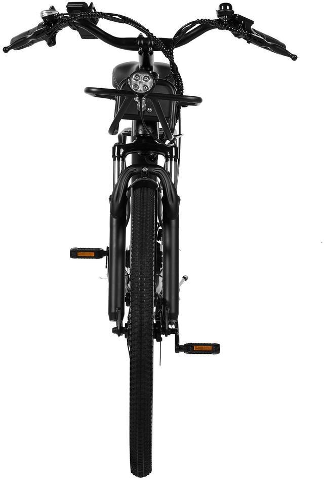 Alt view image 2 of 6 - GoPowerBike GoVelo  Electric Adult Bike | 26 Tires | Top Speed 20MPH | Up to 50 Miles+ Range | 500W Motor | Removable Battery Black/Black