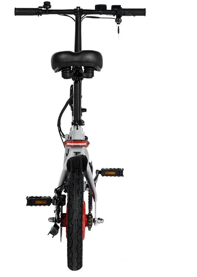 Alt view image 4 of 7 - GoPowerBike GoBlitz Electric Bike | Lightweight Compact Design Folding Adult Mini E-Bike | Dual Disc Brakes | Throttle and Pedal Assist | 350W Motor | 14 Tires | Up to 30 Mile Range