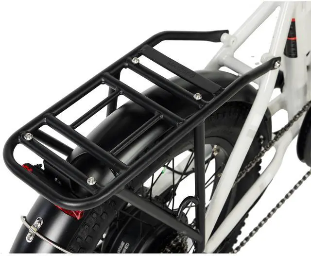 Alt view image 7 of 7 - GoPowerBike GoExpress V2 Folding Electric Bike 20mph Max Speed & 750W Motor White