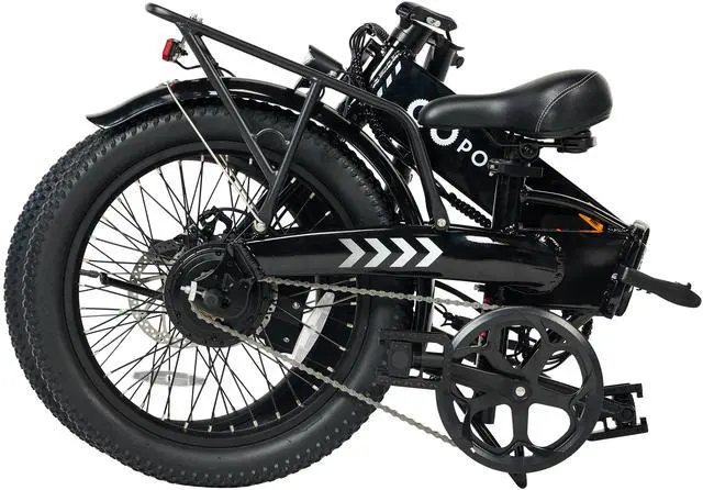 Alt view image 2 of 7 - GoPowerBike GoVolt Folding Electric Bike for Adults | 20" Tires | 500W Motor | 45+ Mile Range | 20mph Top Speed | 5 Pedal Assist Levels | Removable Battery | Class 1 & 2 eBike