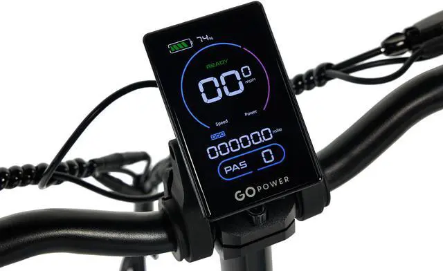 Alt view image 5 of 7 - GoPowerBike GoVolt Folding Electric Bike for Adults | 20" Tires | 500W Motor | 45+ Mile Range | 20mph Top Speed | 5 Pedal Assist Levels | Removable Battery | Class 1 & 2 eBike