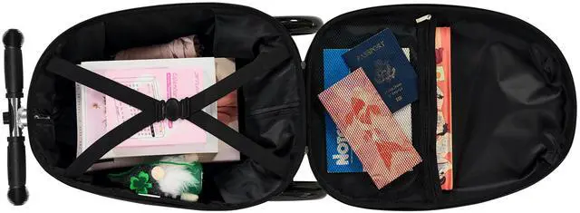 Alt view image 2 of 7 - GoPowerBike GoVoyage Kids 2-in-1 Luggage Scooter | 3-Wheel Design with Light-Up Wheels, Foldable and Convertible for Travel