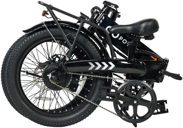 Alt view image 4 of 7 - GoPowerBike GoVolt Folding Electric Bike for Adults | 20" Tires | 500W Motor | 45+ Mile Range | 20mph Top Speed | 5 Pedal Assist Levels | Removable Battery | Class 1 & 2 eBike