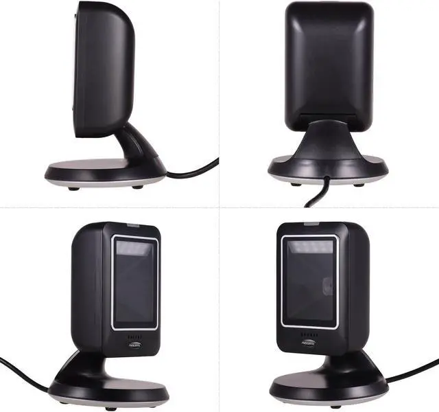 Alt view image 2 of 7 - Nexanic MP6300Y Hand-Free 2D 1D QR Barcode Scanner Omnidirectional Desk Mobile Payment USB Wired for Supermarket Bookstore Retail Hospital