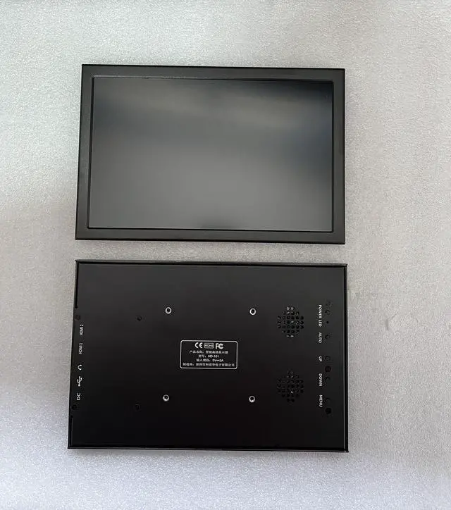 Alt view image 7 of 7 - 10.1 inch Monitor 1080P FHD IPS 1920x1200 1080P Game Display Dual HDMI Input for PC DVD PS3 PS4 Xbox One Xbox360 CCTV Camera Laptop