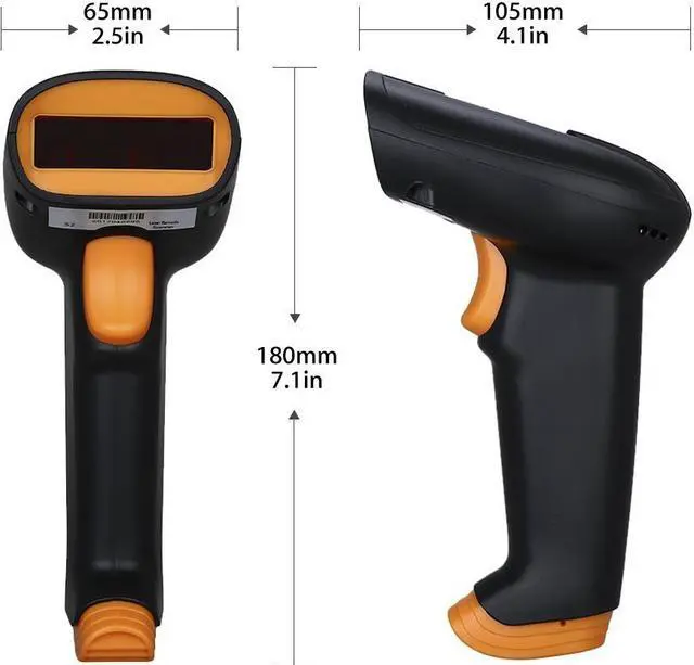 Alt view image 2 of 7 - Nexanic S6 Wireless 1D Barcode Scanner Cordless 1D Bar Code Reader iOS Windows Android