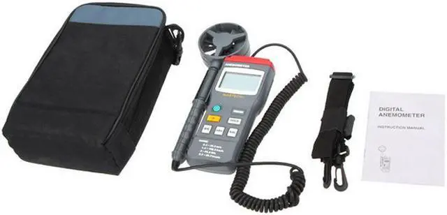 Alt view image 6 of 6 - Mastech MS6250 Anemometer Professional Digital Air Velocity Tester Air Wind Speed Meter Measuring Tool