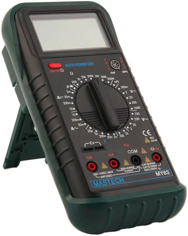 Alt view image 3 of 6 - Mastech MY63 Multimeter Digital Multitester Capacitance Frequency Ammeter Digital Tester MY63