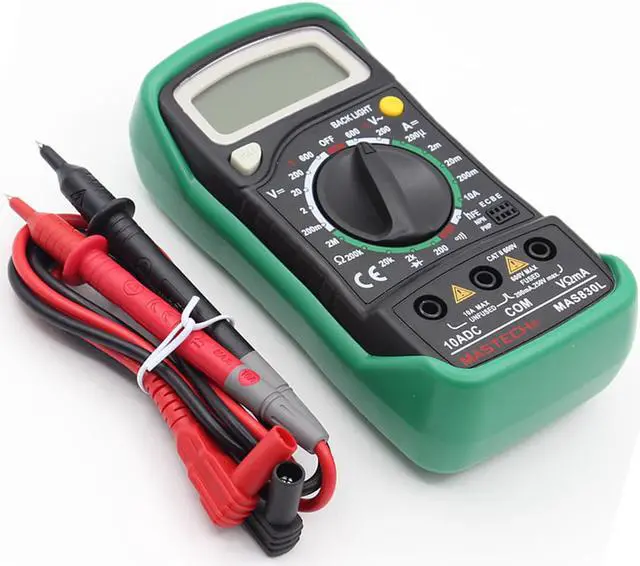 Alt view image 6 of 6 - Mastech MAS830L Multimeter Digital Multitester Current Resistance Capacitance Transistor Diode Digital Tester MAS830L