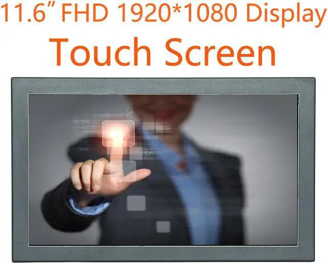 Main image of 11.6 inch 1920*1080 FHD Touch Display Wide View 12 inch Industry Capacitive Touch Monitor with USB/VGA/HDMI/Speakers