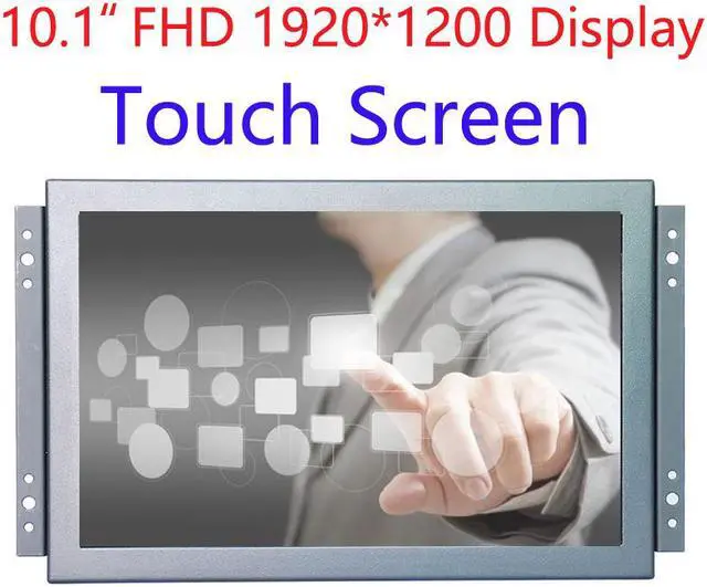 Main image of 10.1 inch Industrial Open Frame 10.1" Capacitive Touch Monitor 1920*1200 FHD1080P Wide View Touch Display with AV BNC VGA HDMI Speakers