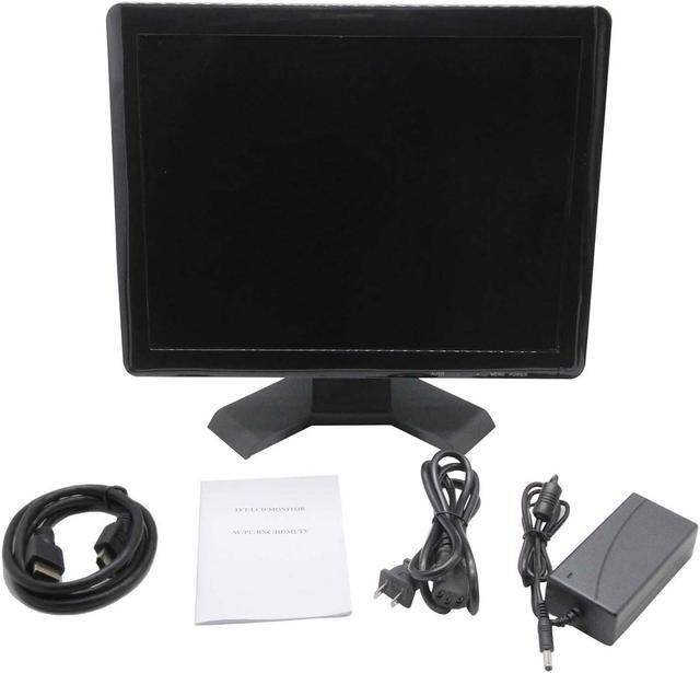 Alt view image 6 of 6 - 15 inch Monitor HD TFT 1024x768 , 300cd/m2 LCD with Video Audio AV USB VGA HDMI 15" Display for CCTV Camera PC DVD Laptop