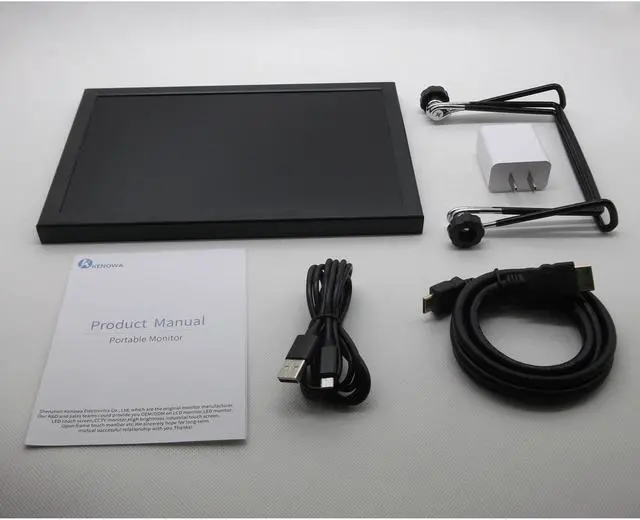 Alt view image 6 of 7 - 10.1 inch Monitor 1080P FHD IPS 1920x1200 1080P Game Display Dual HDMI Input for PC DVD PS3 PS4 Xbox One Xbox360 CCTV Camera Laptop