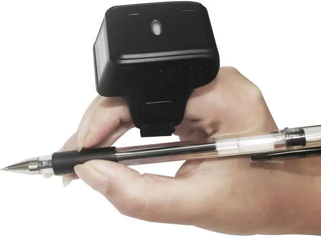 Alt view image 4 of 7 - Nexanic Mini Wireless 1D 2D QR Barcode Scanner Wearable Bluetooth 2D Bar Code Reader Ring Barcode Scanner