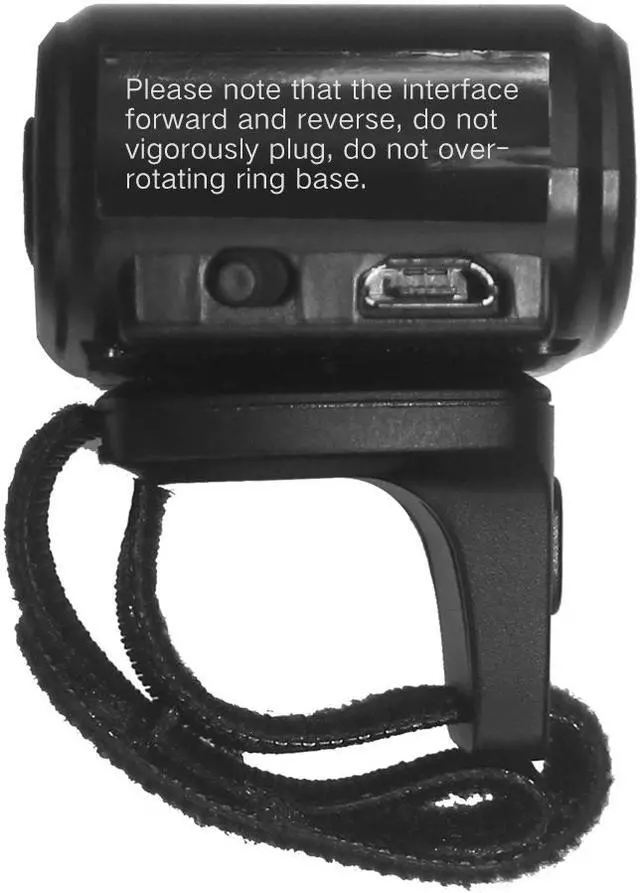 Alt view image 6 of 7 - Nexanic Mini Wireless 1D 2D QR Barcode Scanner Wearable Bluetooth 2D Bar Code Reader Ring Barcode Scanner