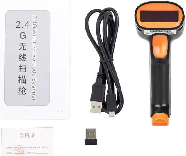 Alt view image 7 of 7 - Nexanic S6 Wireless 1D Barcode Scanner Cordless 1D Bar Code Reader iOS Windows Android