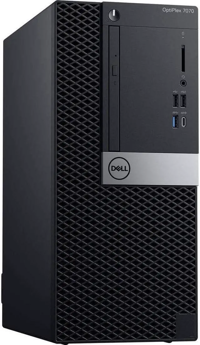 Main image of Dell OptiPlex 7070 Tower Desktop Computer, Intel Core i7-9700, 16GB RAM, 256GB SSD, Windows 10 Pro