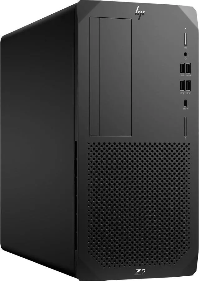 Alt view image 2 of 4 - HP Z2 G5 Tower Workstation PC Core i7-10700 8-Core 2.9GHz, 16GB DDR4 RAM, 512GB SSD, AMD Radeon 4GB Graphics, 0-1 RAID Levels, DVD-Writer, Gigabit Ethernet, Win 10 Pro