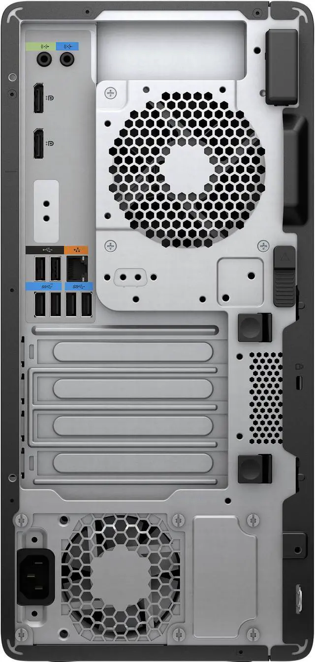 Alt view image 4 of 4 - HP Z2 G5 Tower Workstation PC Core i7-10700 8-Core 2.9GHz, 16GB DDR4 RAM, 512GB SSD, AMD Radeon 4GB Graphics, 0-1 RAID Levels, DVD-Writer, Gigabit Ethernet, Win 10 Pro