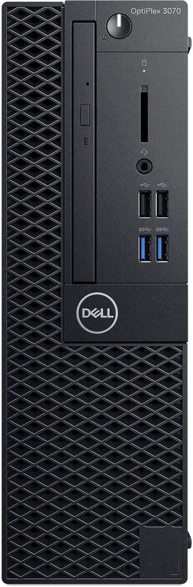 Alt view image 2 of 5 - Dell OptiPlex 3070 SFF Desktop Bundle with Keyboard, Mouse, Mouse Pad, WiFi, Intel Core i3-9100, 8GB DDR4, 256GB NVMe SSD, Windows 10 Pro