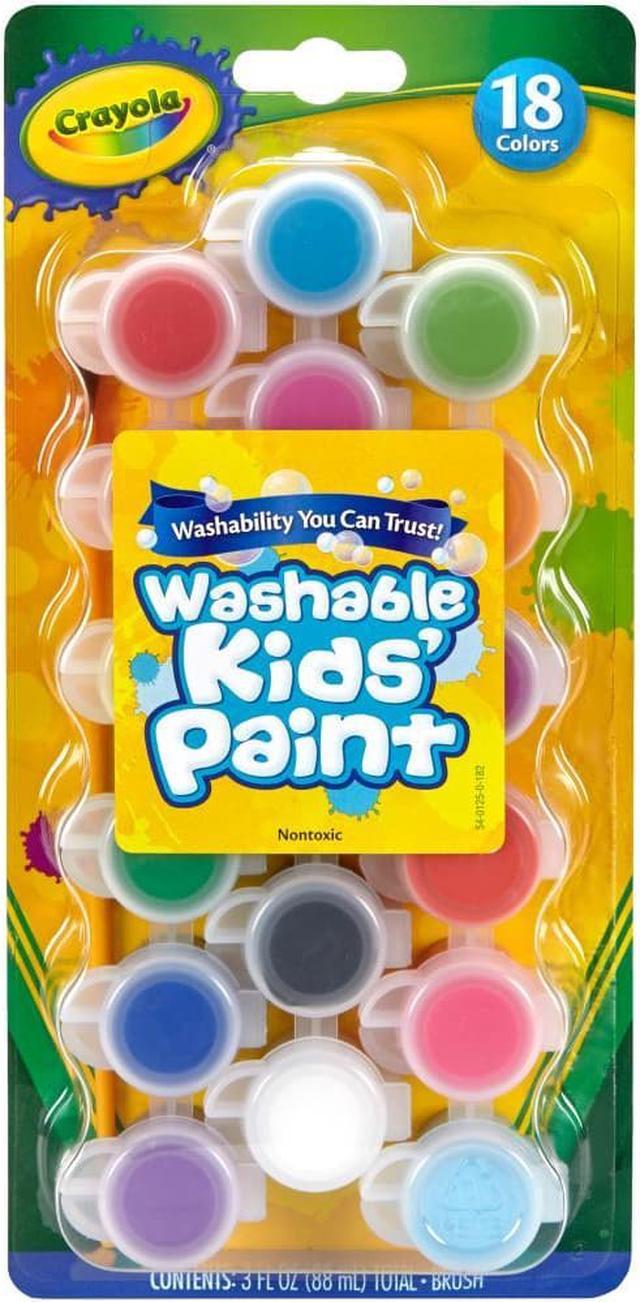 Alt view image 5 of 18 - Crayola Washable Kids' Paint Pots Assorted 54-0125