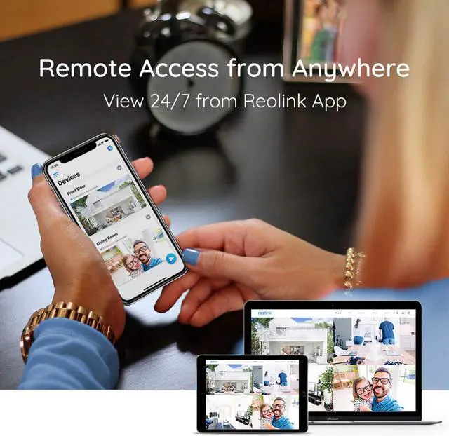 Alt view image 5 of 7 - Reolink 8CH 4K Outdoor Security Camera System, 4pcs 8MP Smart Person/Vehicle Detection Wired PoE IP Dome Cameras, 8CH 2TB HDD NVR for 24/7 Recording Remote Access, RLK8-820D4-A