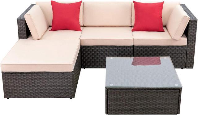 Devoko patio furniture sets 6 online pieces