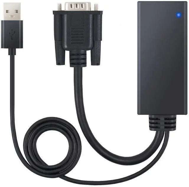 Alt view image 4 of 7 - PROSTER VGA to HDMI Adapter 1080P &USB Audio Video Converter Cable For PC Laptop HDTV VGA to HDMI Adapter Converter Output 1080P HD Gold Plated VGA Male to HDMI Female Audio Video Cable SVGA to HDMI