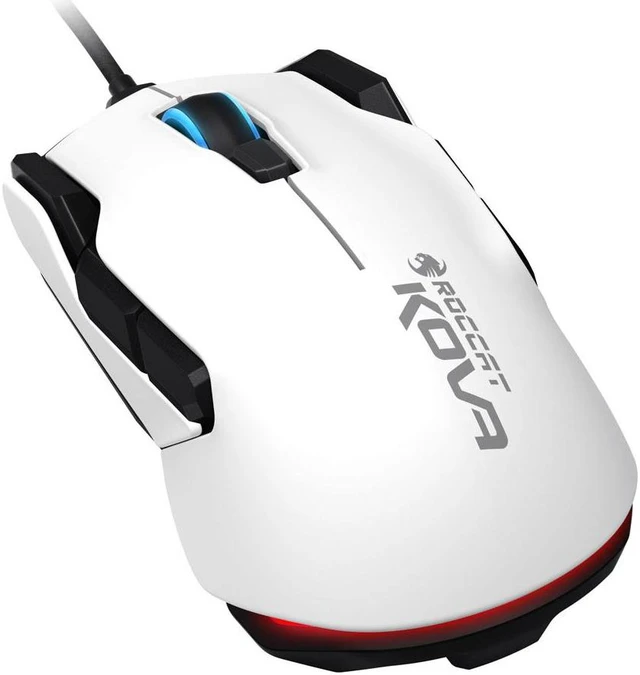 Main image of ROCCAT Kova Pure Performance 7000DPI Optical Gaming Mouse, 1.8m, White (ROC-11-503)