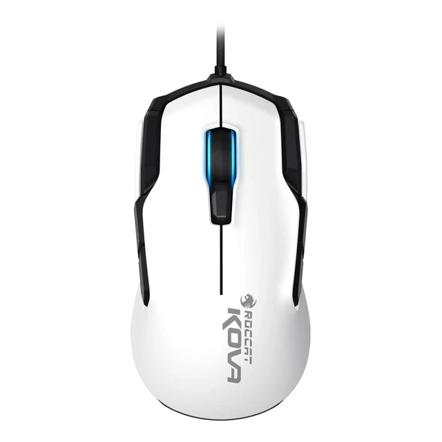 Alt view image 4 of 7 - ROCCAT Kova Pure Performance 7000DPI Optical Gaming Mouse, 1.8m, White (ROC-11-503)