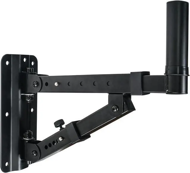 Alt view image 2 of 3 - Sound Town 2-Pack Adjustable Wall Mount Speaker Brackets with 180-degree Swivel