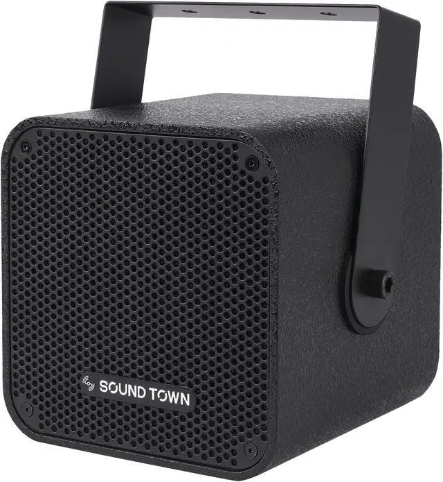Alt view image 3 of 5 - Sound Town 5” 70V/100V Wall-Mount Installation Speaker for Restaurants, Bars, Cafes, Schools, Churches, Black