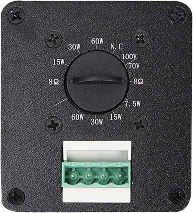 Alt view image 4 of 6 - Sound Town 6-Zone 70V/100V Commercial Amplifier and 6 Wall-Mount 5 Installation Speaker System, for Restaurants, Bars, Cafes, Schools, Churches, Black