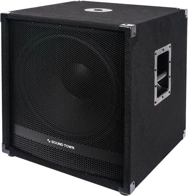 Alt view image 3 of 5 - Sound Town METIS Series 2400 Watts 18” Powered Subwoofer with Class-D Amplifier, 4-inch Voice Coil (METIS-18SDPW)