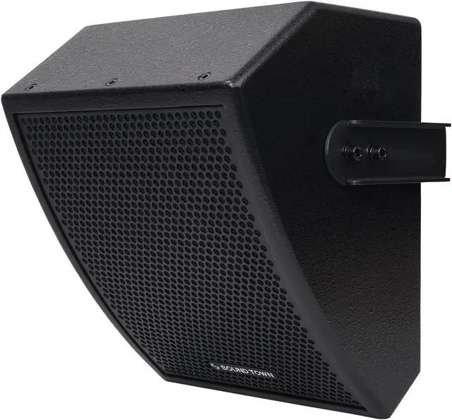 Alt view image 4 of 7 - Sound Town CARME Series 10" Coaxial 2-Way Professional PA DJ Stage Monitor Speaker, Black with U Mounting Bracket, for Installation, Live Sound, Bar, Church (CARME-U10MB)