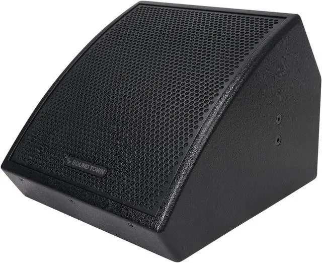 Alt view image 2 of 7 - Sound Town CARME Series 10" Coaxial 2-Way Professional PA DJ Stage Monitor Speaker, Black with U Mounting Bracket, for Installation, Live Sound, Bar, Church (CARME-U10MB)