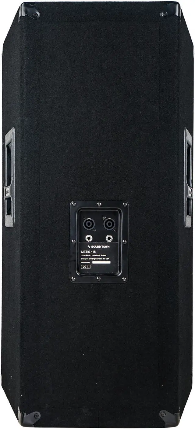 Alt view image 2 of 2 - Sound Town 15” 700W 2-Way Full-Range Passive DJ PA Pro Audio Speaker with Compression Driver for Live Sound, Karaoke, Bar, Church (METIS-115)