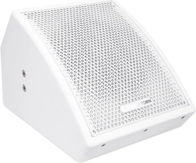 Main image of Sound Town CARME Series 8" Coaxial 2-way Professional PA DJ Stage Monitor Speaker, White with U Mounting Bracket, for Installation, Live Sound, Bar, Church (CARME-U8MW)